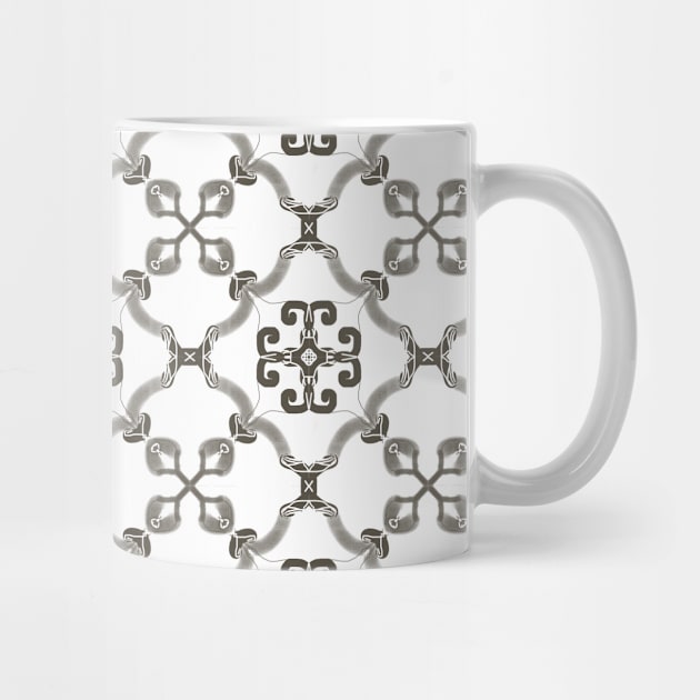 Abstract geometrical pattern by natural tones
